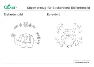 Emboidery Stitching Tool-Elephant picture_template_deのサムネイル