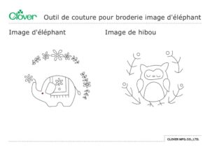 Emboidery Stitching Tool-Elephant picture_template_frのサムネイル