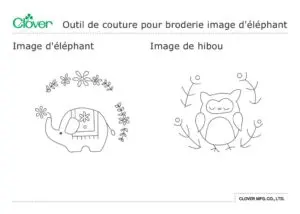 Emboidery Stitching Tool-Elephant picture_template_frのサムネイル
