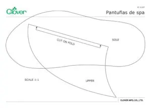 Spa Slippers_template_esのサムネイル