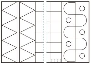 thumbnail of Geometric Design Floor Mat using a Punch Needle_Template