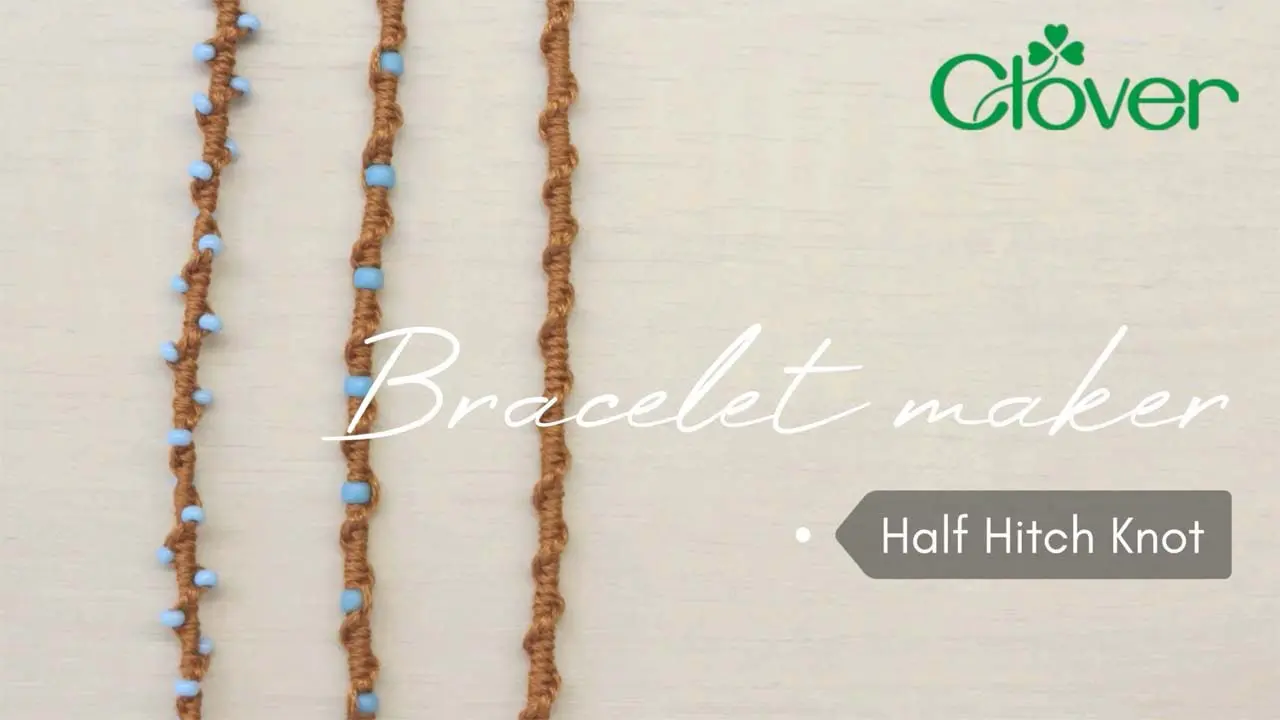 Bracelet Maker technique: Half Hitch knot