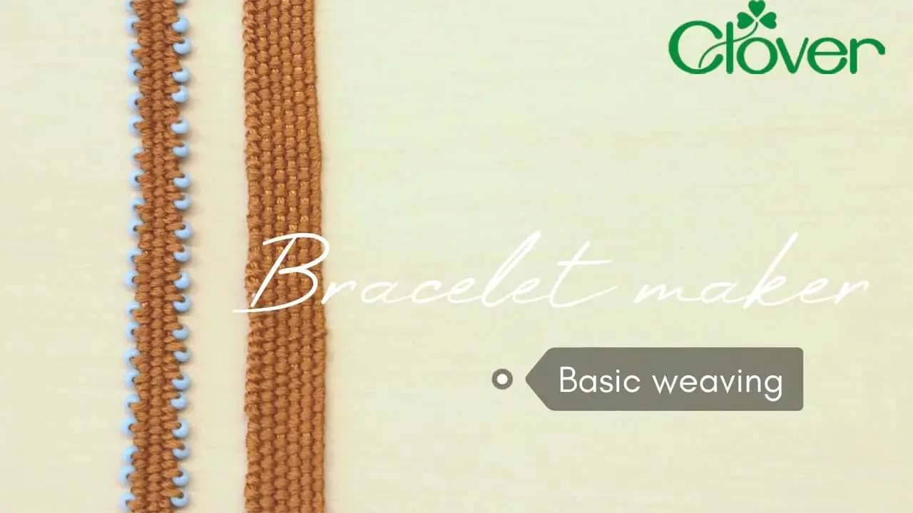 Bracelet Maker technique: Basic weaving