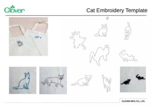 thumbnail of Cat Embroidery Template