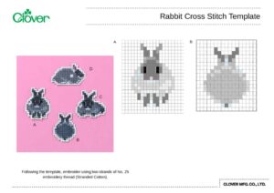 thumbnail of Rabbit Cross Stitch Template